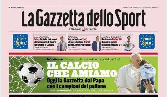 La Gazzetta dello Sport: "Juve-Sarri: oh yes"