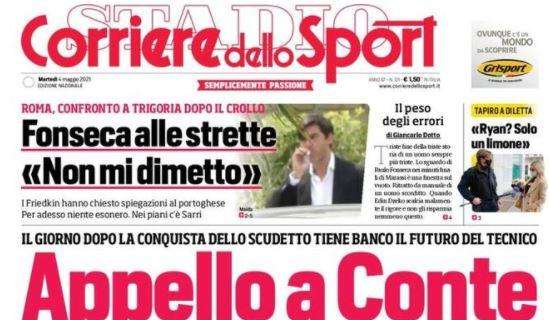 Corriere dello Sport: "Appello a Conte"