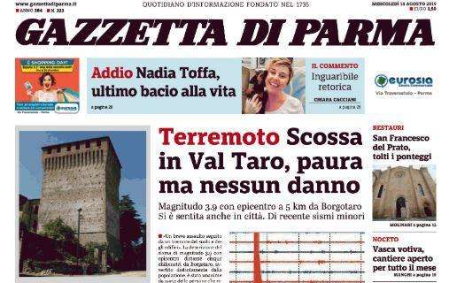 Gazzetta di Parma: "Parma-Venezia anticipata a sabato alle 18"