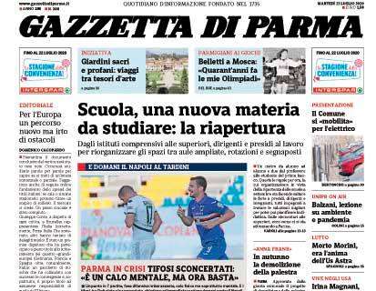 Gazzetta di Parma: "Crisi crociata. Tifosi sconcertati: 'Calo mentale ma ora basta'"