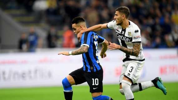 I numeri di Inter-Parma: possesso, tiri e corner a favore dei nerazzurri, ma è 2-2