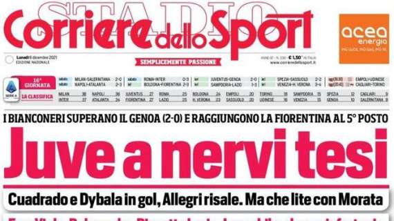 Corriere dello Sport: "Juve a nervi tesi"