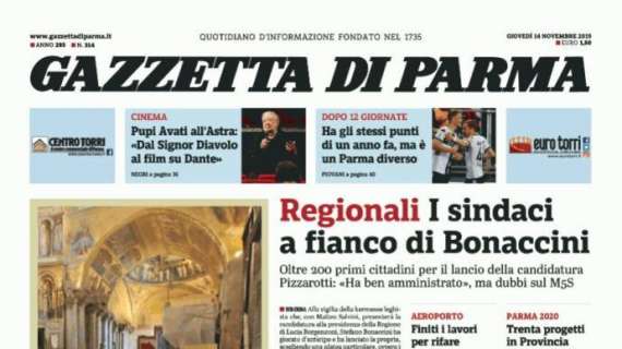 Gazzetta di Parma: "Più infortuni ma la rosa è più forte"