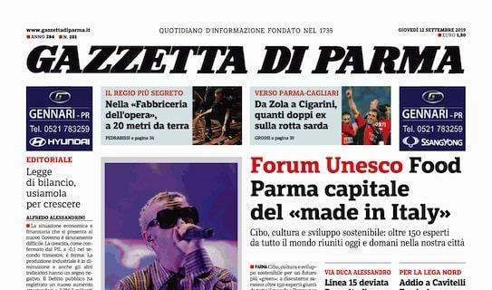 Gazzetta di Parma: "Quanti ex sulla rotta Parma-Cagliari"