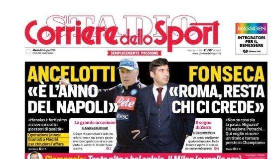 Il Corriere dello Sport titola: "Icardi, ci prova Agnelli"