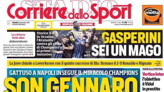 Corriere dello Sport sul Napoli: "Son Gennaro"