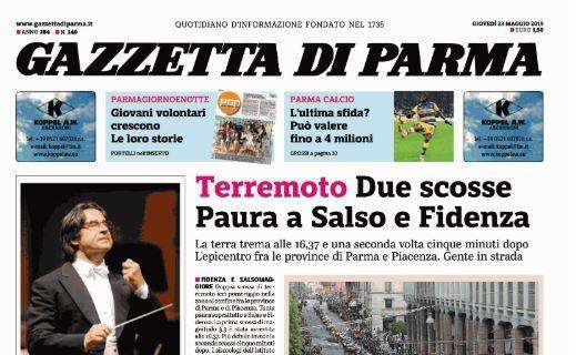 La Gazzetta di Parma titola: "L'ultima sfida può valere fino a 4 milioni"