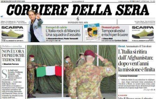 Corriere della Sera: "Mancini leader con una missione, arrivare a Wembley"
