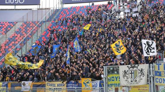 La tifoseria del Parma tra le più presenti del campionato di Serie B: oltre 10mila persone di media