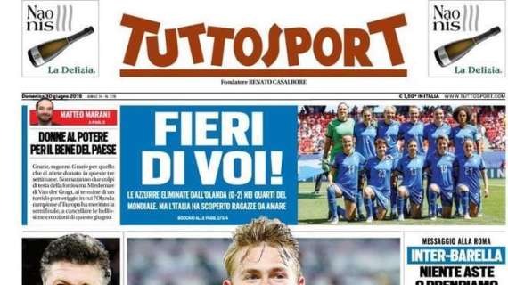 L'apertura di Tuttosport sulla Juventus: "Decreto De Ligt"
