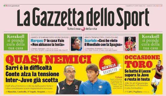 La Gazzetta dello Sport sul Milan: "Pum pum che derby"