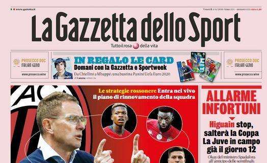 La Gazzetta dello Sport: "Allarme infortuni"
