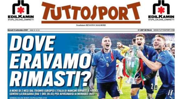 Tuttosport in apertura sulla Juventus: "Allegri pensaci tu"