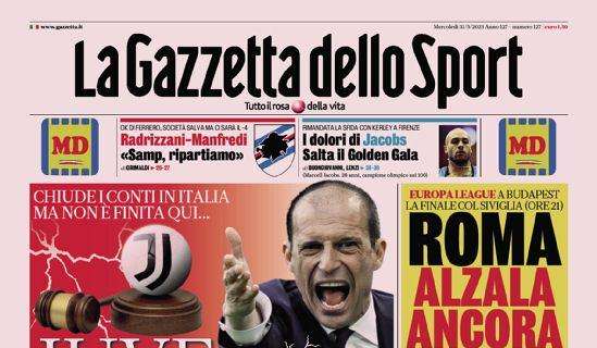La prima de La Gazzetta dello Sport sui bianconeri: "Juve, all'Uefa non basta"