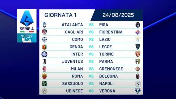 LIVE! Prima Roma e Como, poi ultima di campionato al Tardini contro il Sassuolo