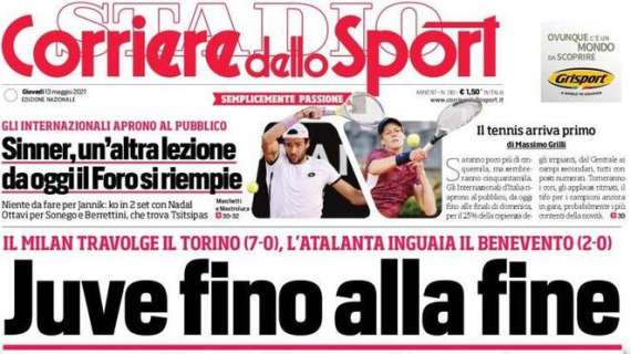 Corriere dello Sport: "Juve fino alla fine"
