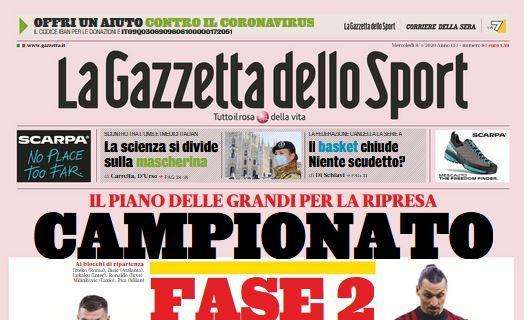La Gazzetta dello Sport: "Campionato fase 2"