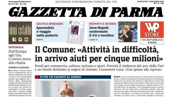 Gazzetta di Parma: "Juve-Napoli: confermato il 3-0 a tavolino"