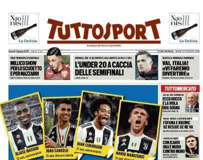 Tuttosport: "Ribaltone Juve". Il Parma punta Barrow