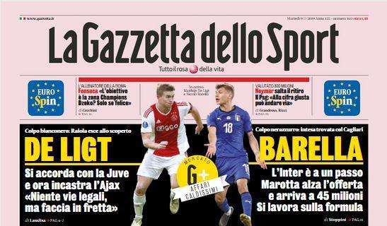 L'apertura de La Gazzetta dello Sport sul Milan: "Giampa derby"
