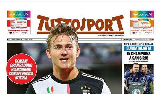 Tuttosport in prima pagina: "De Ligt: solo Juve"