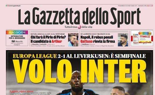 La Gazzetta dello Sport: "Volo Inter"