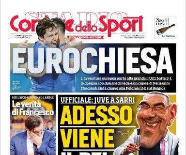 Corriere dello Sport, la Juve annuncia Sarri: "Adesso viene il bello"