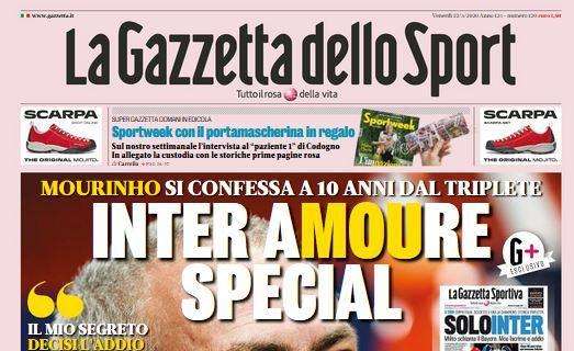 La Gazzetta dello Sport: "Inter aMoure special"