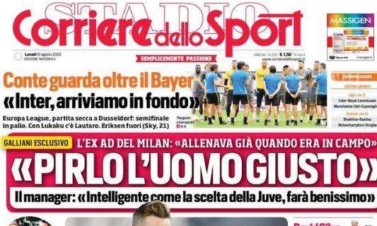 Corriere dello Sport, parla Galliani: "Pirlo, l'uomo giusto"
