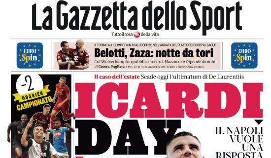  La Gazzetta dello Sport: "Icardi day"