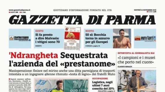 Gazzetta di Parma: "Gervinho migliora ma non basta"