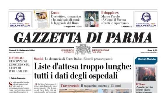 Gazzetta di Parma: "Marco Parolo: 'A Como il Parma sfrutti le ripartenze'"
