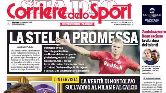 Corriere dello Sport, parla Montolivo: "Condannato a smettere"