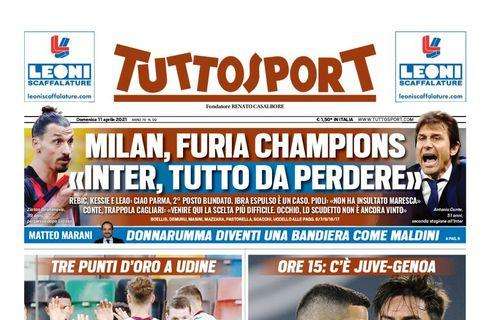 Tuttosport: "Milan, furia Champions. Belotti, urlo Toro"