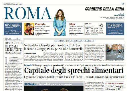 Corriere di Roma: "Lazio, niente sorpasso. Immobile stecca". Ora il Parma, ma senza Milinkovic
