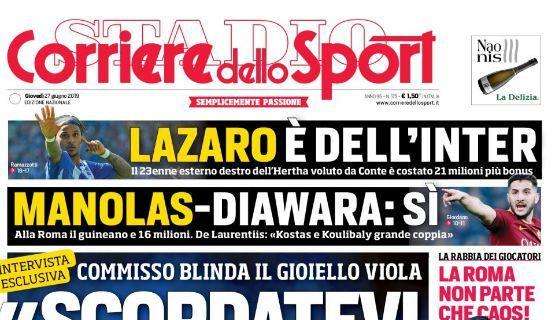 Corriere dello Sport sulla Fiorentina: "Scordatevi Chiesa"