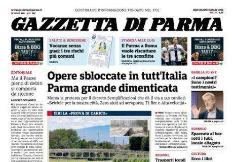 Gazzetta di Parma: "Il Parma a Roma vuole riscattare le tre sconfitte"