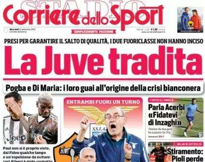 L'apertura del Corriere dello Sport: "Inter, decide Mourinho"