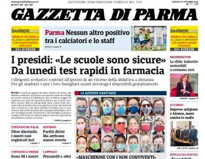 Gazzetta di Parma: "Parma, nessun altro positivo tra i calciatori e lo staff"