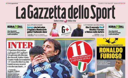 La Gazzetta dello Sport sull'Inter: "Saluti & baci"