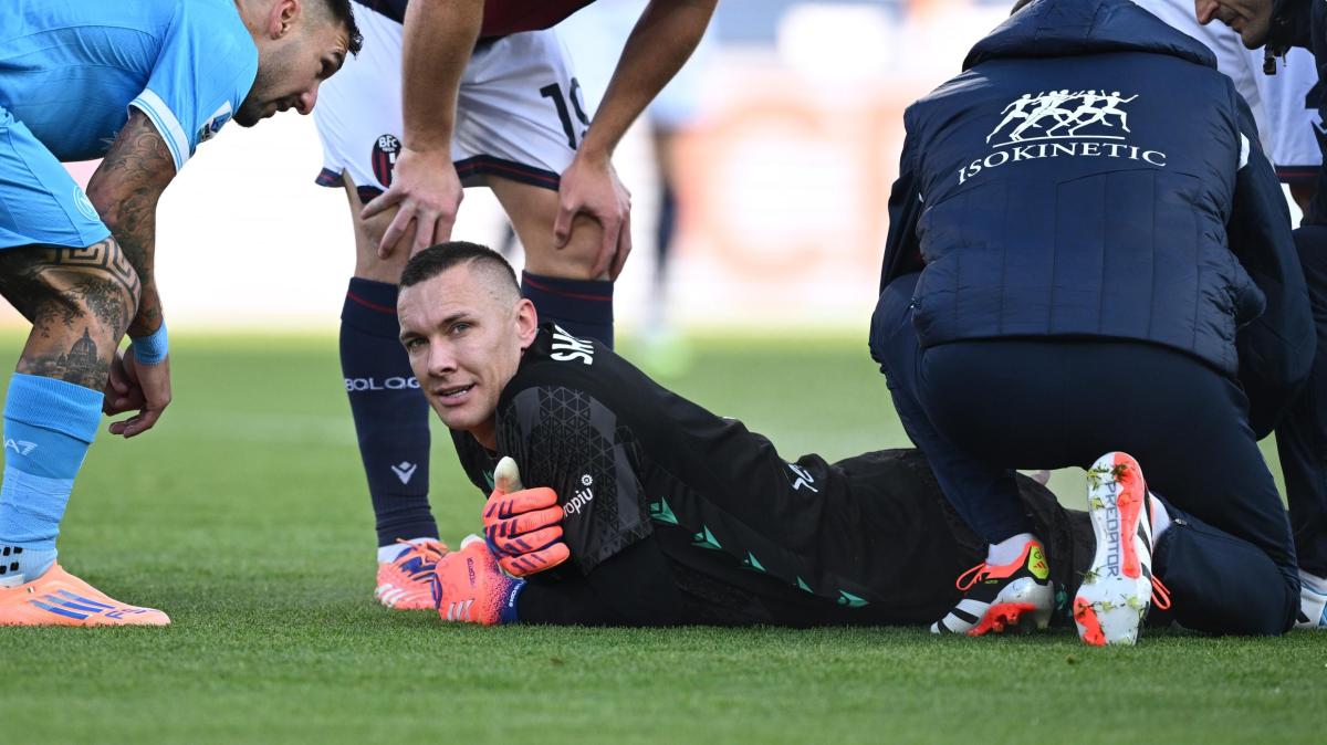 Skorupski rischia oltre un mese di stop: a rischio anche il derby di Coppa col Parma