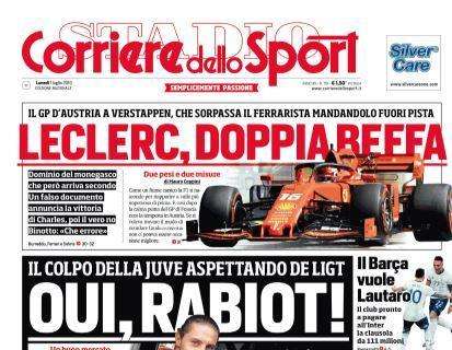 Corriere dello Sport apre sulla Juve: "Oui, Rabiot!". E Parma prepara il doppio colpo Ciano-Karamoh