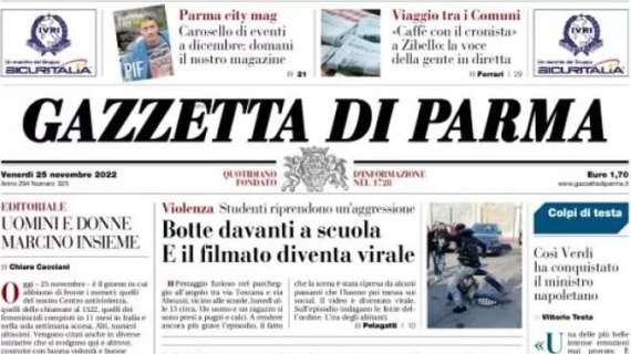Gazzetta di Parma: "Domani derby con il Modena: appello ai tifosi crociati"