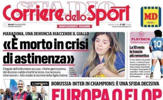  Corriere dello Sport: "Europa o flop: Conte al bivio"