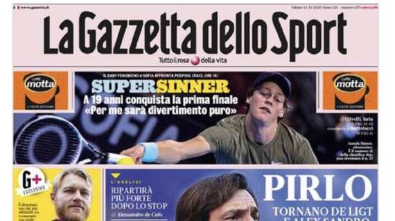L'apertura de La Gazzetta dello Sport: "La mia Signora"