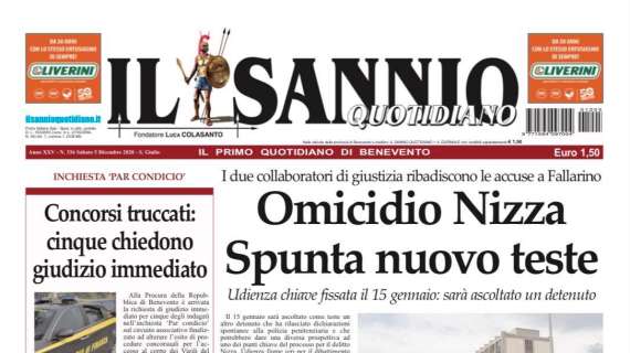 Il Sannio: "Inzaghi: 'A Parma senza alibi'"