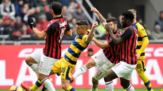 Parma, col Milan ti sciogli: rossoneri sempre a segno nelle ultime 12 sfide