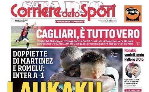 L'apertura del Corriere dello Sport: "Laukaku"