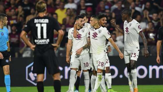 VIDEO - La Salernitana affonda sotto i colpi del Torino: 3-0 per la truppa di Juric