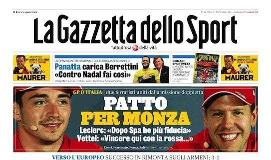 La Gazzetta dello Sport: "L'Italia del Gallo"